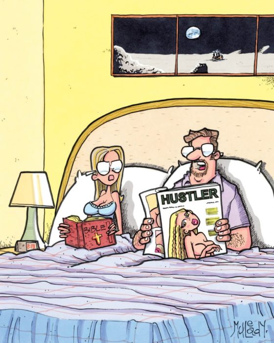 Friday Funnies: Bedding Down With HUSTLER