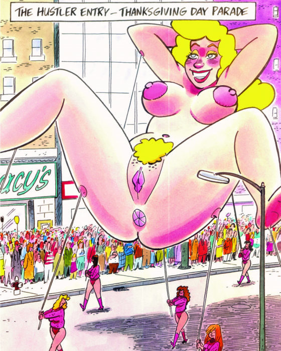 Thanks for the Laughs: A HUSTLER Cartoon Thanksgiving