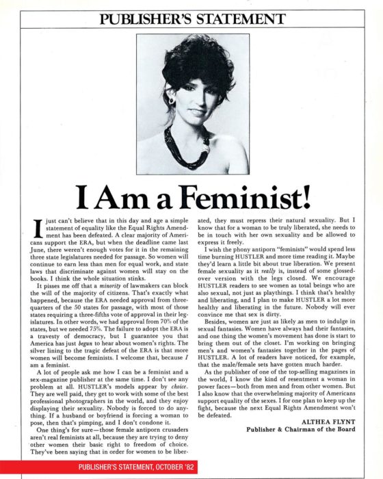 Publisher’s Statement, October ’82