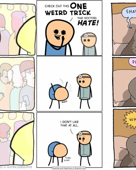 Comic Strip Teases