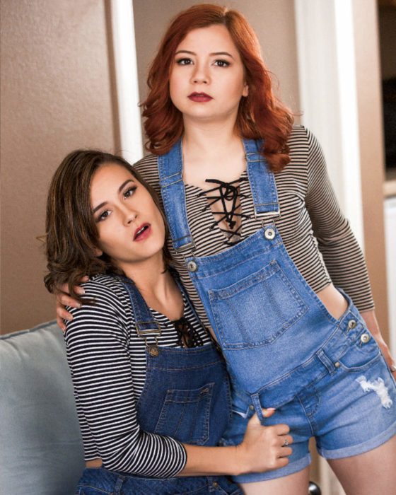 HUSTLER Beaver Harley Lane & Alice Little