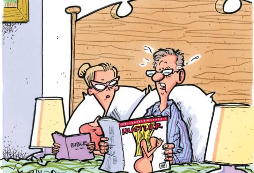 Friday Funnies: Bedding Down With HUSTLER, Vol. 2