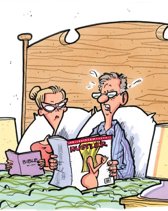 Friday Funnies: Bedding Down With HUSTLER, Vol. 2